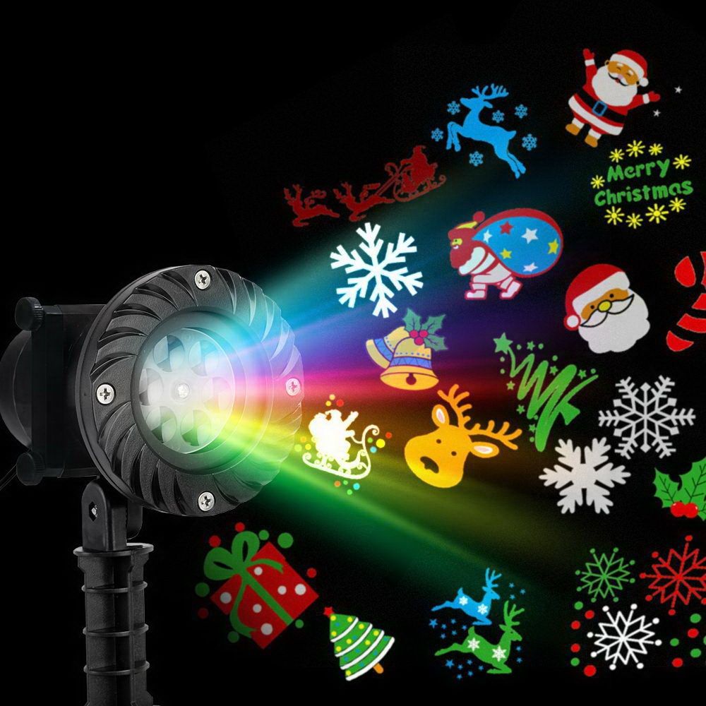 Jingle Jollys Christmas Lights Projector Light Outdoor Decorations Outdoor