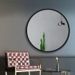 Embellir 90cm Wall Mirror Round Makeup mirrors Bathroom