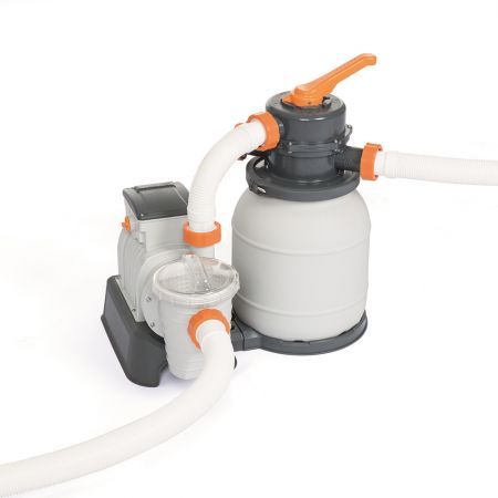 Bestway 2000GPH Flowclear??Sand Filter Swimming Above Ground Pool Cleaning Pump