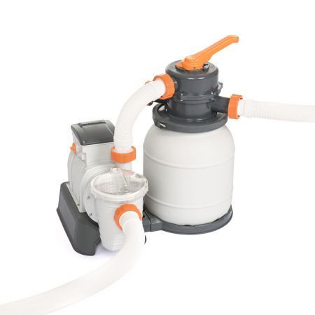 Bestway 1500GPH Flowclear??Sand Filter Swimming Above Ground Pool Cleaning Pump
