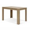 Artiss Dining Table Rectangular 4 Seater 120CM Oak Natu