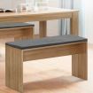 Artiss Dining Bench Upholstery Seat Wooden Chair Oak 90cm