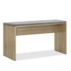 Artiss Dining Bench Upholstery Seat Wooden Chair Oak 90cm