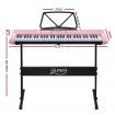 Alpha 61 Keys Electronic Piano Keyboard Digital Electric w/ Stand Lighted Pink