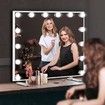 LED Makeup Mirror 14 Bulbs Aluminum Hollywood Style Makeup Mirror Adjustable Brightness Maxkon