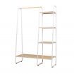 Artiss Clothes Rack Coat Stand 150cm Hanger Closet White