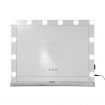 Embellir Hollywood Makeup Mirror With Light 12 LED Bulbs Vanity Lighted Silver 58cm x 46cm