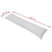 Side Sleeper Body Pillow 40x145 cm Grey
