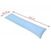 Side Sleeper Body Pillow 40x145 cm Blue