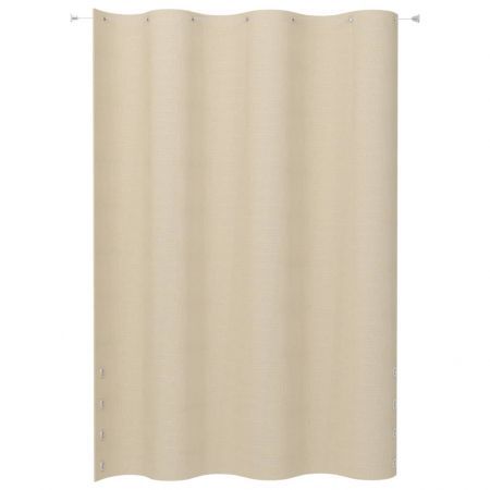 Hanging Balcony Screen Cream HDPE 140x230 cm