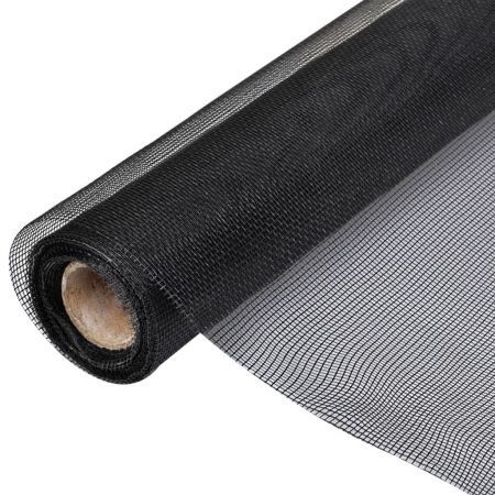 Fibreglass Mesh Roll Insect Screen Door / Window 100 x 1000 cm Black