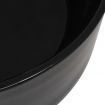 Basin Ceramic Round Black 40x15 cm