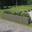 Gabion Planter Galvanised Steel 540x90x100 cm