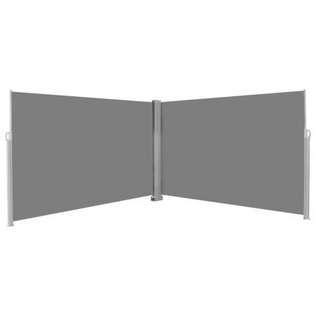 Retractable Side Awning 200x600 cm Grey