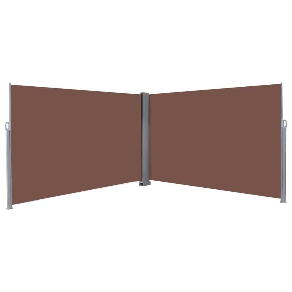 Retractable Side Awning 200x600 cm Brown