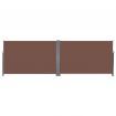 Retractable Side Awning 200x600 cm Brown