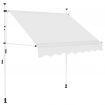 Manual Retractable Awning 200 cm Cream