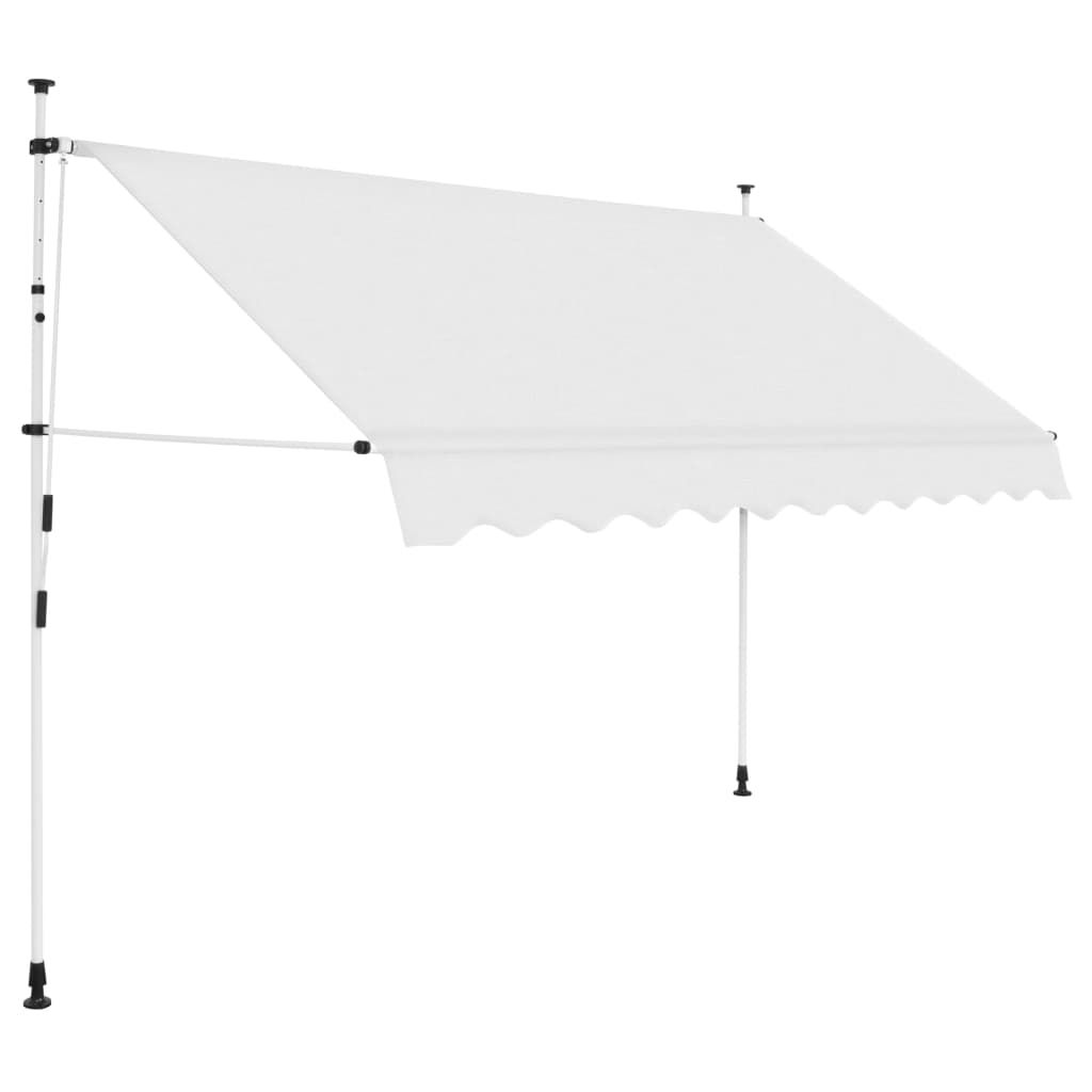 Manual Retractable Awning 250 cm Cream