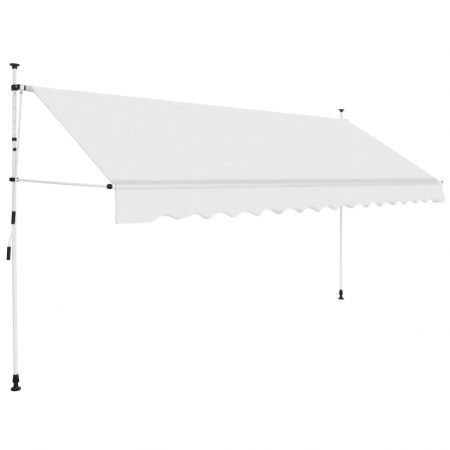 Manual Retractable Awning 400 cm Cream