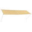 Retractable Awning 350x150 cm Yellow and White