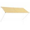 Retractable Awning 250x150 cm Yellow and White