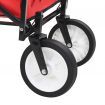 Folding Hand Trolley Steel Red