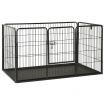 Puppy Playpen Steel 123x77,5x74,5 cm