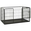 Puppy Playpen Steel 123x77,5x74,5 cm