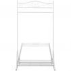 Clothing Rack White Steel