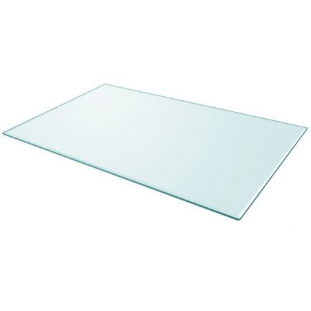 Table Top Tempered Glass Rectangular 1000x620 mm
