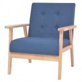 Armchair Fabric Blue