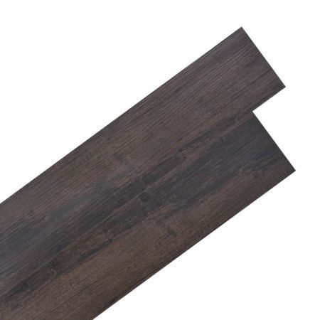 vidaXL Self-adhesive PVC Flooring Planks 5.02 square metre 2 mm Dark Brown