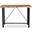 Bar Table 120x60x107 cm Solid Reclaimed Wood