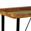 Bar Table 120x60x107 cm Solid Reclaimed Wood