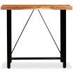 Bar Table 120x60x107 cm Solid Sheesham Wood