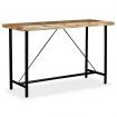 Bar Table 120x60x107 cm Solid Sheesham Wood