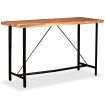 Bar Table 180x70x107 cm Solid Sheesham Wood