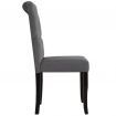 Dining Chairs 4 pcs Solid Wood Dark Grey