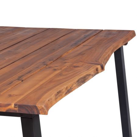 Dining Table Solid Acacia Wood 180x90 cm | Crazy Sales