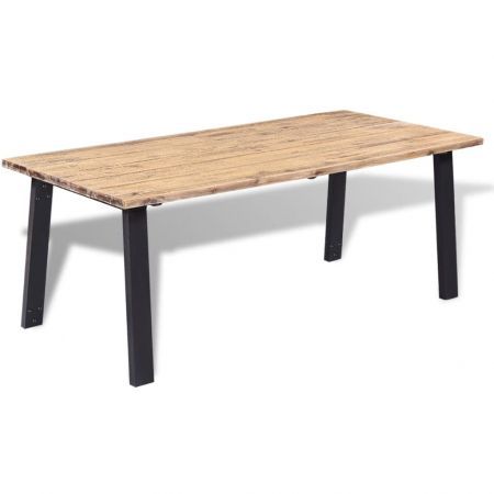 Dining Table Solid Acacia Wood 170x90x75 cm