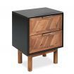 Bedside Cabinets 2 pcs Solid Acacia Wood 40x30x53 cm