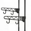 Clothes Rack Steel and Non-woven Fabric 55x28.5x175 cm Black