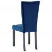 Dining Chairs 4 pcs Velvet Dark Blue