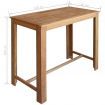 Bar Table Solid Acacia Wood 120x60x105 cm