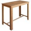 Bar Table and Stool Set 5 Pieces Solid Acacia Wood