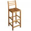 Bar Table and Chair Set 5 Pieces Solid Acacia Wood