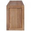 TV Cabinet Solid Teak Wood with Natural Finish 120x30x40 cm