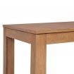 Dining Table Solid Teak Wood with Natural Finish 120x60x76 cm