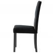 Dining Chairs 4 pcs Velvet Black