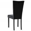 Dining Chairs 4 pcs Velvet Black